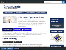 Tablet Screenshot of defaultlogic.com